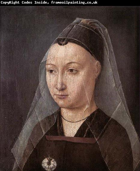 Master of the Saint Ursula Legend Portrait of a Lady with a Carnation